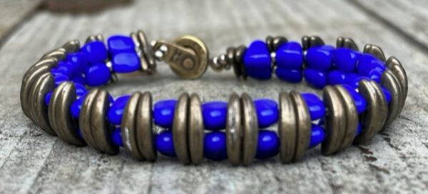 Armband So Cute Blue & Bronze