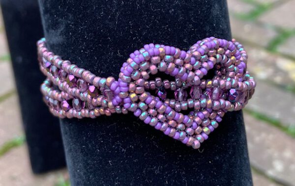 Armband Happy Heart Purple - Image 3