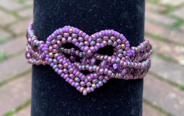 Armband Happy Heart Purple - Image 2