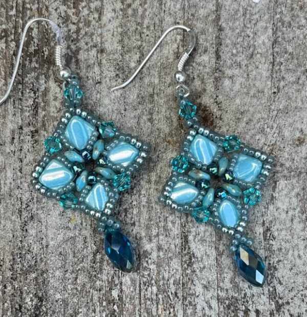 Oorbellen Silky Turquoise