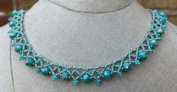 Ketting Rondelle Turquoise