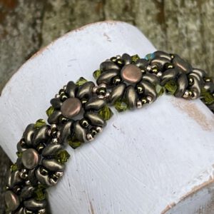 Armband Tiny Buttons Olive