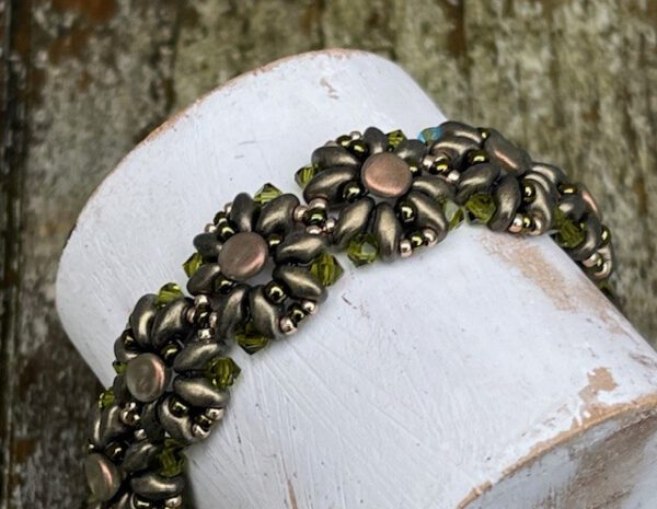 Armband Tiny Buttons Olive