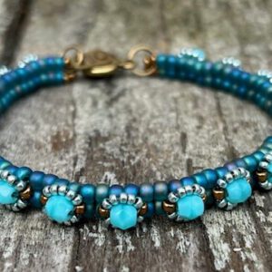 Armband Jet Turquoise