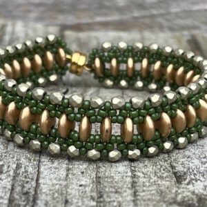 Armband Just Rollin' Green & Gold