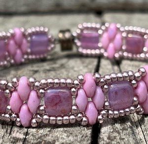 Armband Stacker Pink