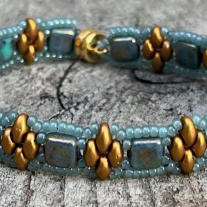 Armband Stacker Teal Turquoise