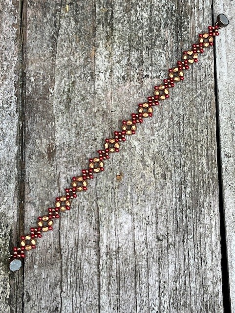 Armband Valerie Red-Bronze