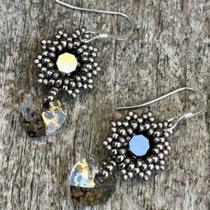 Oorbellen Frozen Heart Black