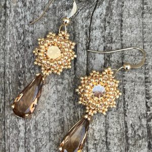 Oorbellen Frozen Small Bronze II