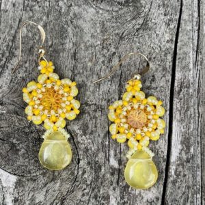 Oorbellen Starry Yellow