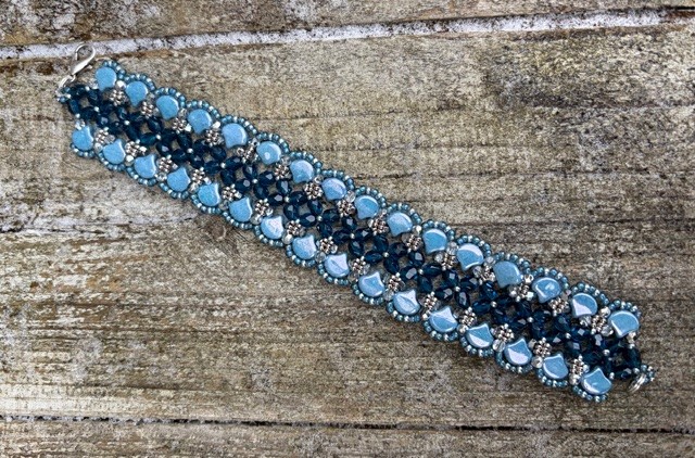 Armband Ginko Blue-Silver