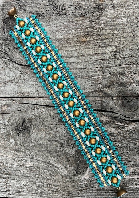 Armband Moroccan XL Turquoise - Afbeelding 2