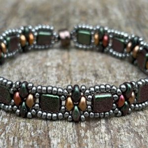 Armband Stacker Green