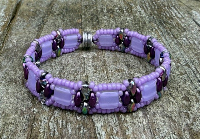 Armband Stacker Lila