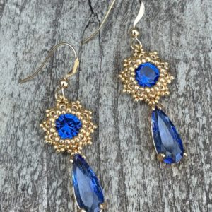 Oorbellen Frozen Small Sapphire II