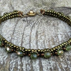 Armband Jet Olive