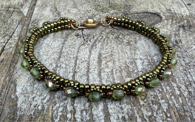 Armband Jet Olive