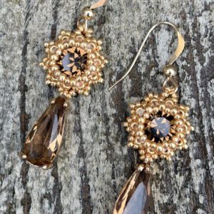 Oorbellen Frozen Small Bronze