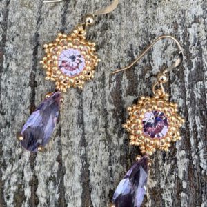 Oorbellen Frozen Small Lila