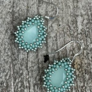Oorbellen Mini Bling Drops Mint
