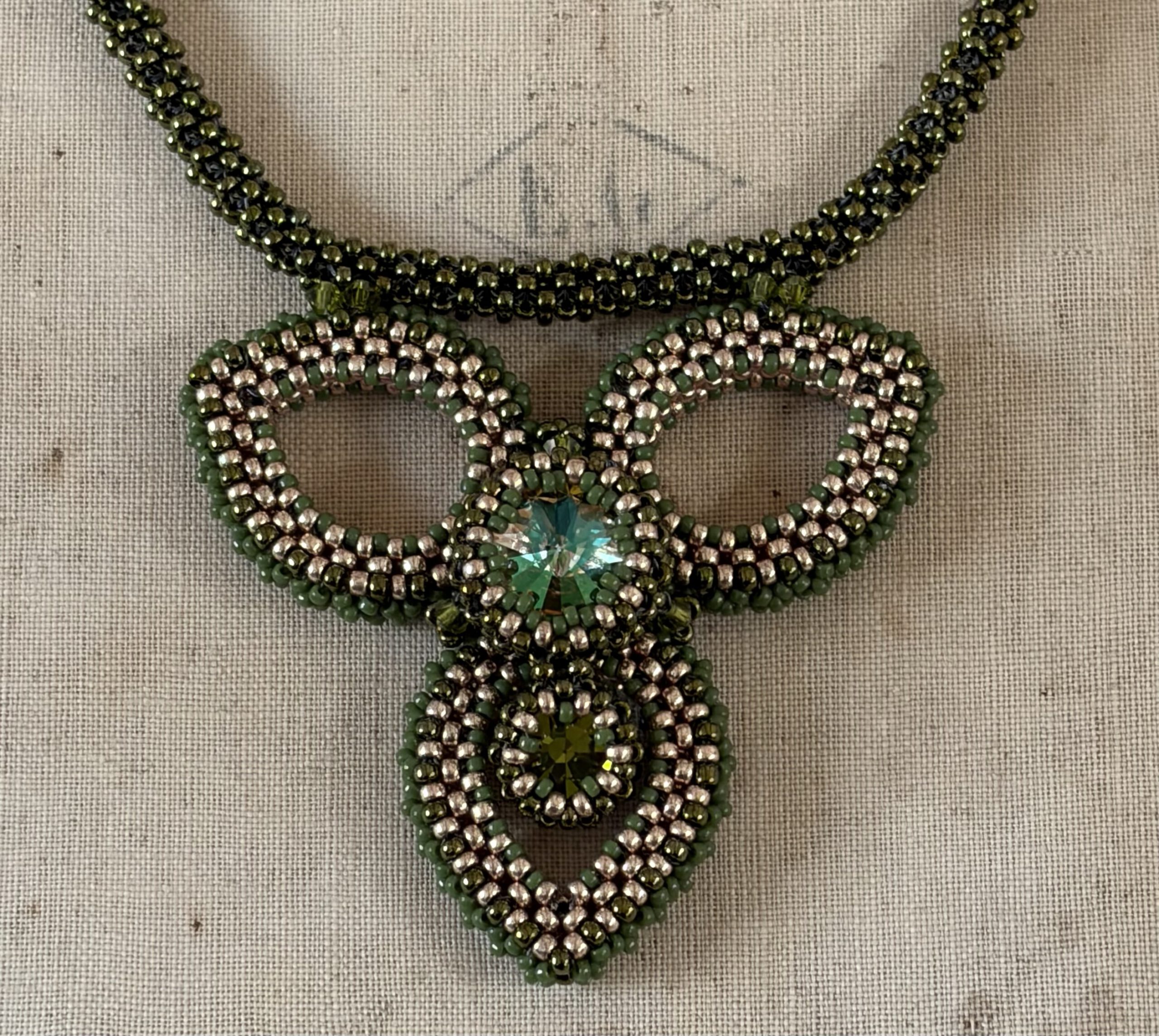 Ketting Triple Olive