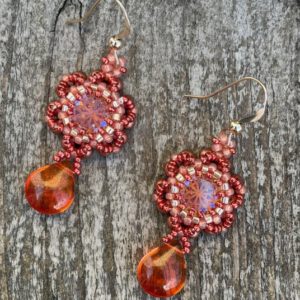 Oorbellen Starry Orange