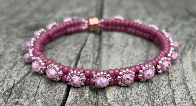 Armband Jet Pink II