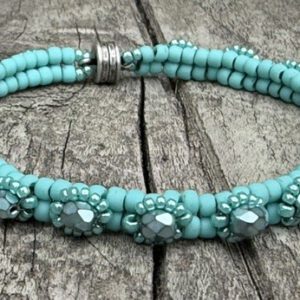 Armband Jet Turquoise