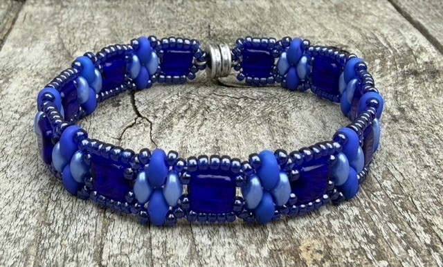 Armband Stacker Blue