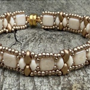 Armband Stacker Cream