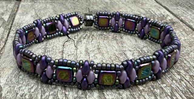 Armband Stacker Purple
