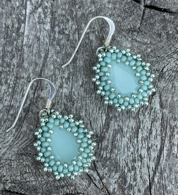 Oorbellen Mini Bling Drops Mint