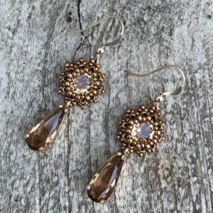 Oorbellen Frozen Small Bronze II